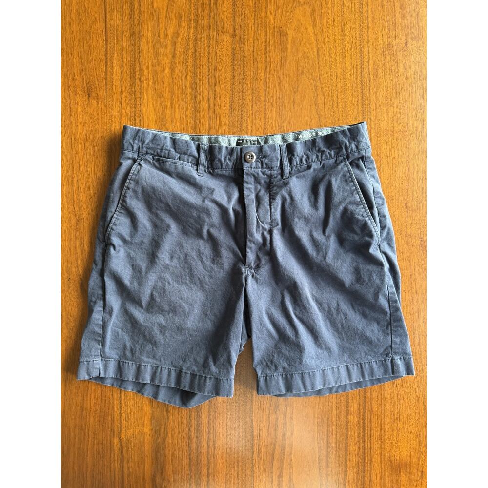 J.Crew Men's Navy Chino 7" Inseam Shorts - Size 30